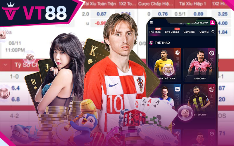Nhà cái cá cược thể thao VT88 thuộc top uy tín và đáng chơi nhất thị trường betting hiện nay
